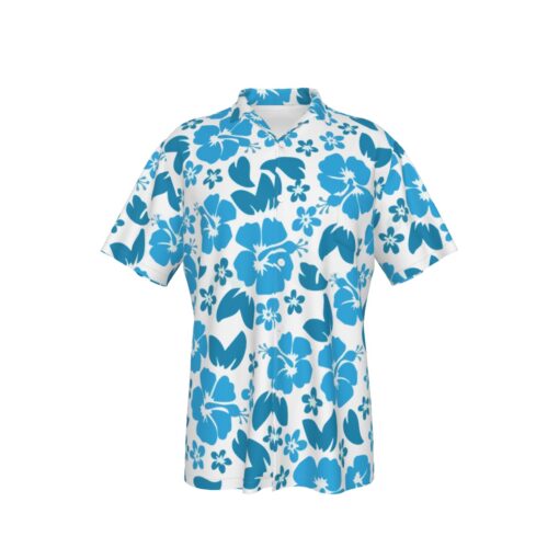 All-Over Print Men's Hawaiian Shirt With Pocket