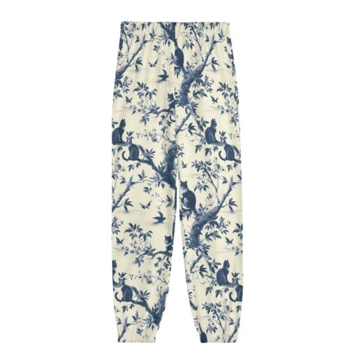 Toile de Jouy Cat – Catiki “Zoom Call” Sport Pants -  Catiki Comfort Collection