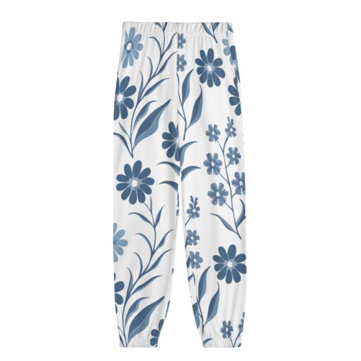 Blue Floral III – Catiki “Zoom Call” Sport Pants -  Catiki Comfort Collection