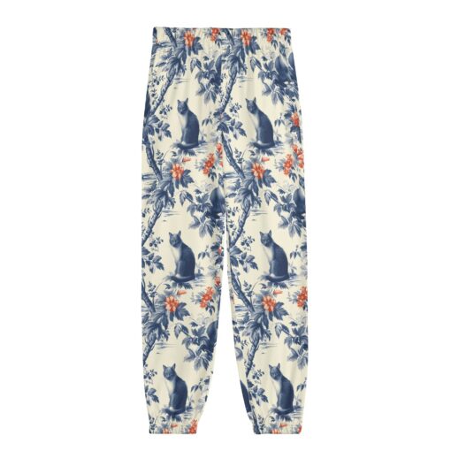 Toile de Jouy Cat II – Catiki “Zoom Call” Sport Pants -  Catiki Comfort Collection