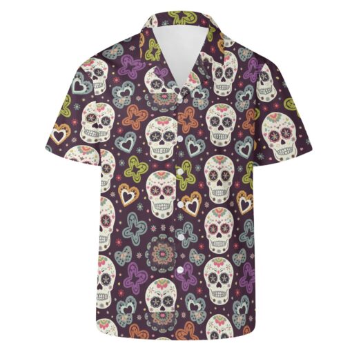 "Sugar Skulls" – Hawaiian Beacomber Tiki Shirt