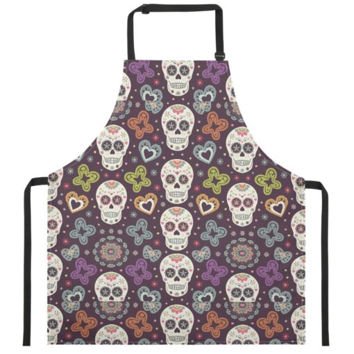 Sugar Skulls I – Catiki Tiki Apron