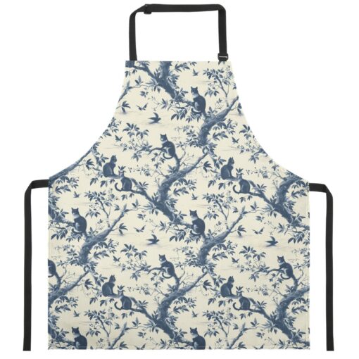 Toile de Jouy Collection – Catiki Tiki Bartender/BBQ Apron