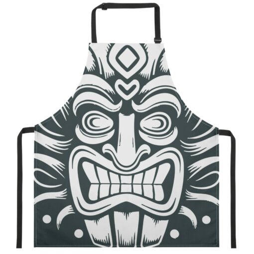 Tiki Mask Apron Collection – Catiki Tiki Bartender/BBQ Apron