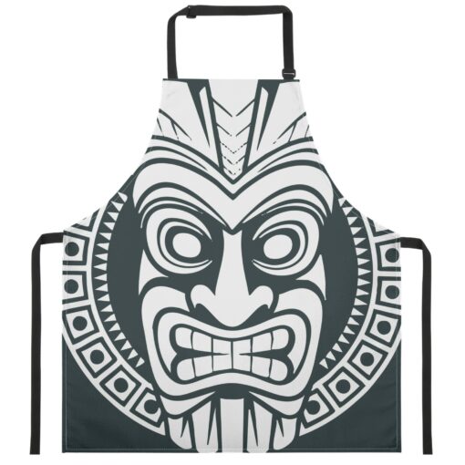 Tiki Mask Apron Collection – Catiki Tiki Bartender/BBQ Apron