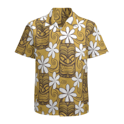 The Golden Tiki Bloom Collection – Catiki Hawaiian Beachcomber Tiki Shirt