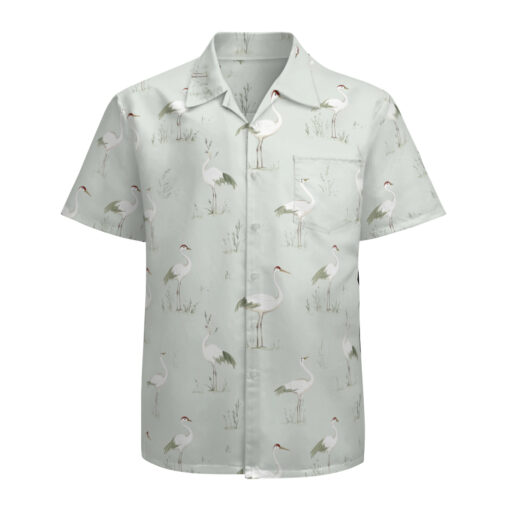 The Serenity Crane Collection – Catiki Hawaiian Beachcomber Tiki Shirt