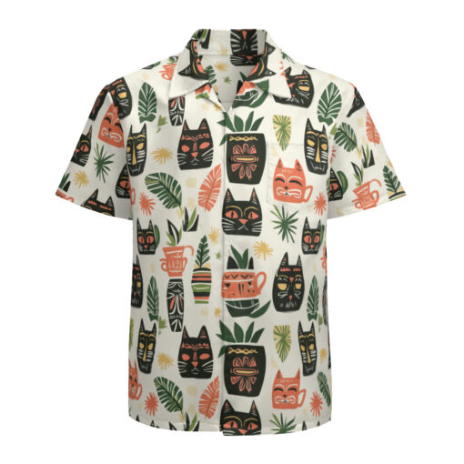 The Jungle Tiki Cats Collection – Catiki Hawaiian Beachcomber Tiki Shirt