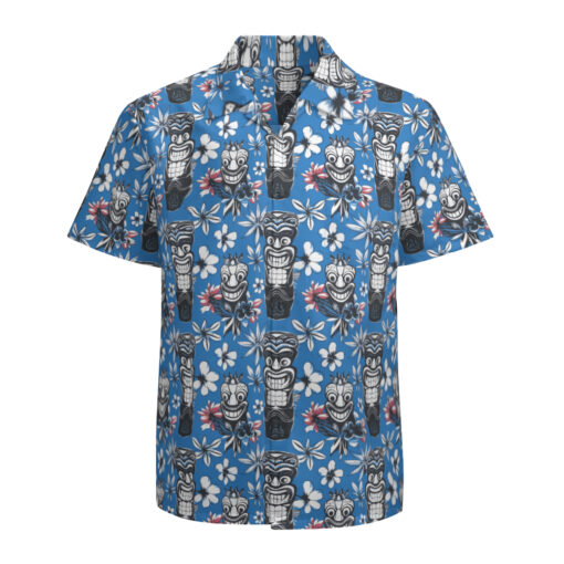 The Tiki Totem Bloom Collection – Catiki Hawaiian Beachcomber Tiki Shirt