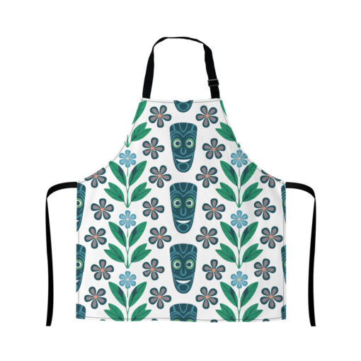 Tiki Bloom Collection – Catiki All-Over Print Apron