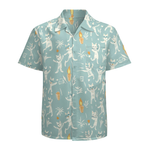 The Cat-iki Luau Collection – Catiki Hawaiian Beachcomber Tiki Shirt